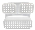 Mainstays Small Portable Shower Caddy Frost Plastic