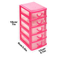 Aufmer(USA) Makeup Organizer -(4 layers) 13x9x8CM-Acrylic Make Up Organizers and Storage for Cosmetics, Jewelry, Beauty Supplies, Clear Makeup Organizer for Vanity, Girl's Room, College Dorm, Counter