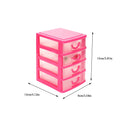 Aufmer(USA) Makeup Organizer -(4 layers) 13x9x8CM-Acrylic Make Up Organizers and Storage for Cosmetics, Jewelry, Beauty Supplies, Clear Makeup Organizer for Vanity, Girl's Room, College Dorm, Counter