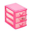 Aufmer(USA) Makeup Organizer -(4 layers) 13x9x8CM-Acrylic Make Up Organizers and Storage for Cosmetics, Jewelry, Beauty Supplies, Clear Makeup Organizer for Vanity, Girl's Room, College Dorm, Counter